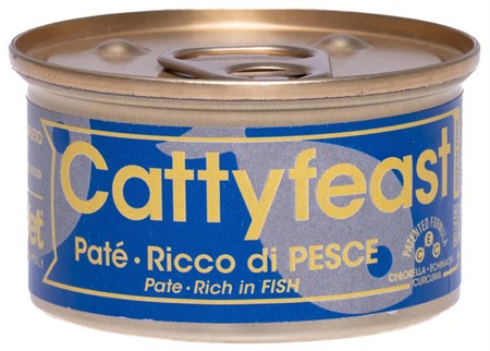 Fidovet CattyFeast Adult, paté, fish, 85 g